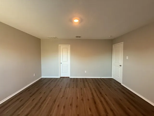 wooden floor in a room