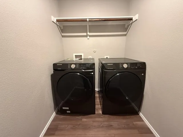 a view of storage and utility room