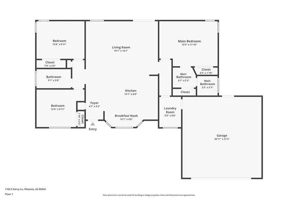 $2,385 | 1102 East Kerry Lane, Phoenix, AZ 85024