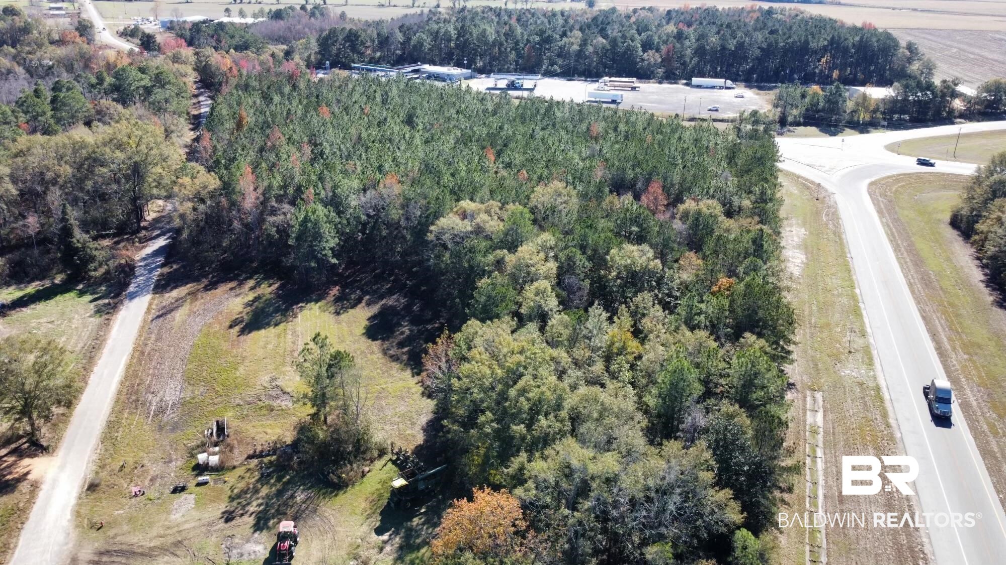 0 Jack Springs Road Atmore, AL 36502 - Photo 1 of 2 Birds eye view of property