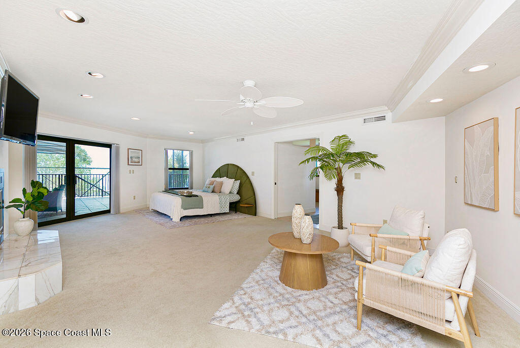110 Barnacle Place Rockledge, FL 32955 - Photo 25 of 71 Upstairs Primary Bedroom Staging