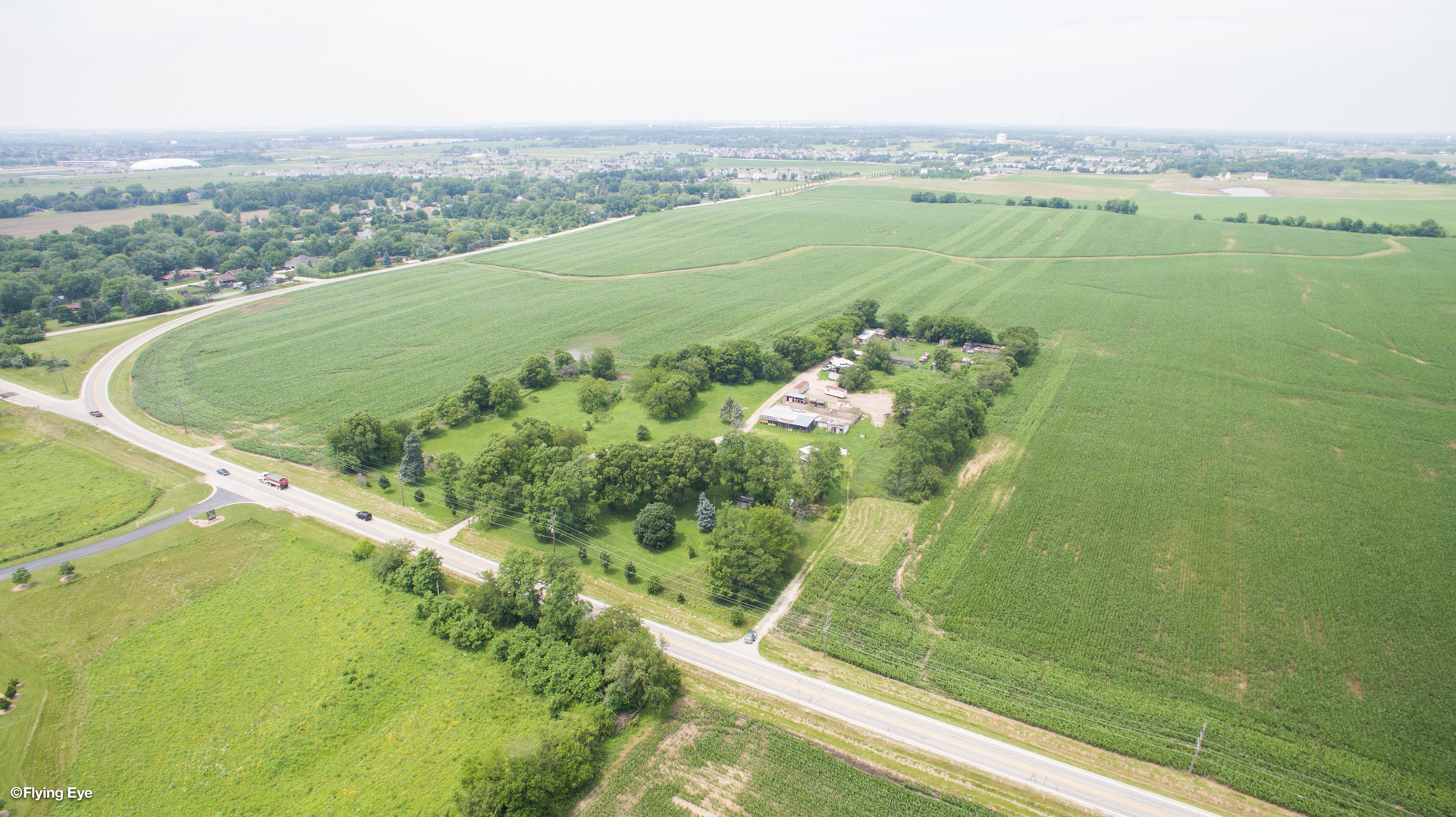 14604 West Bruce Road Homer Glen, IL 60491 - Photo 3 of 8 a view of a lake from a yard