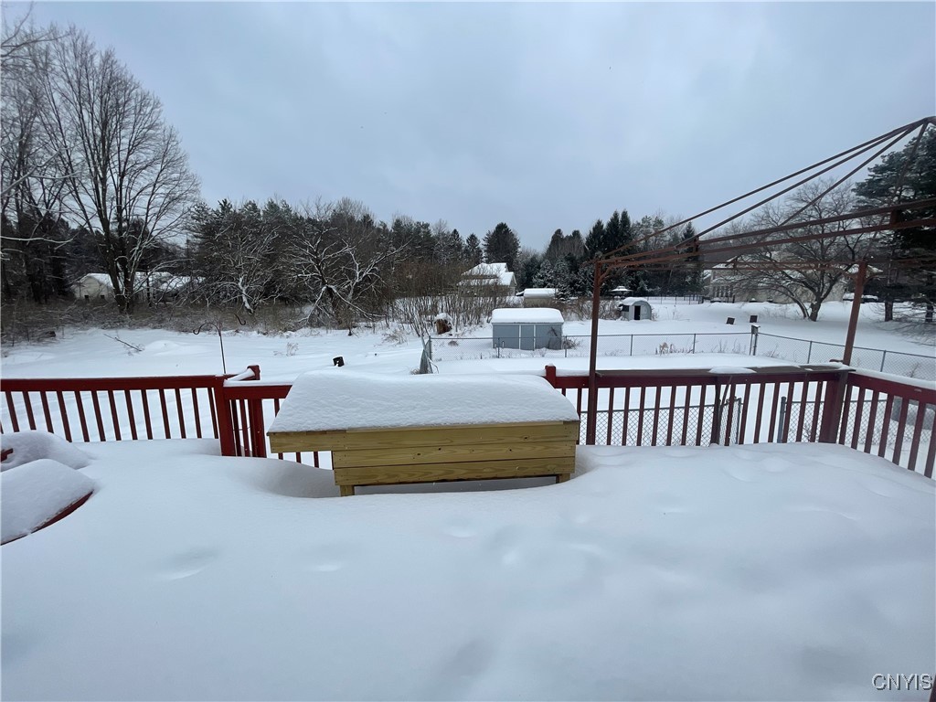 9069 River Road Lysander, NY 13135 - Photo 24 of 25 Backyard Deck