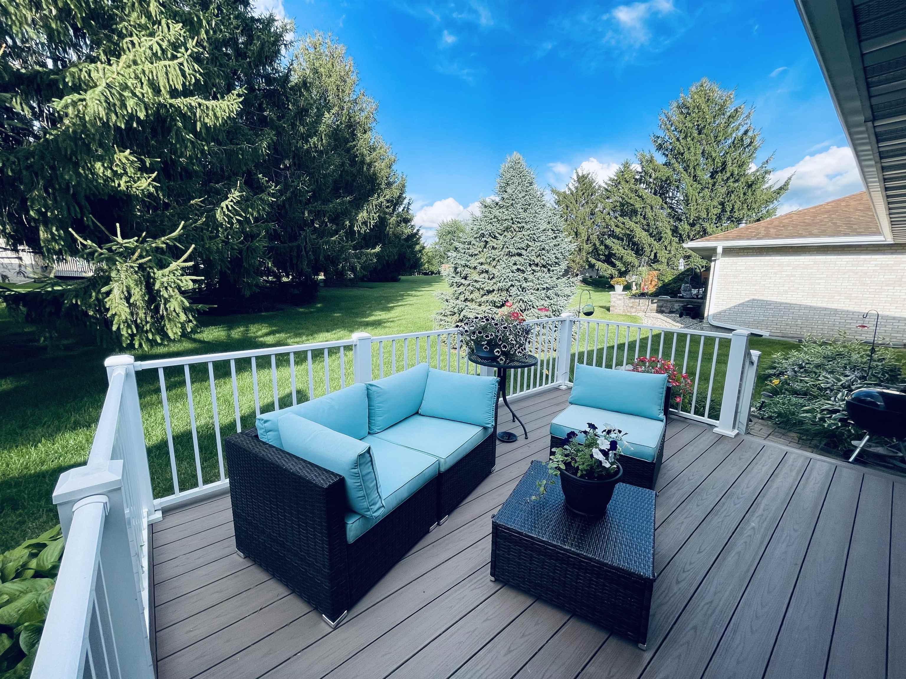 1292 South Trainer Road Rockford, IL 61108 - Photo 15 of 17 a view of a deck with furniture