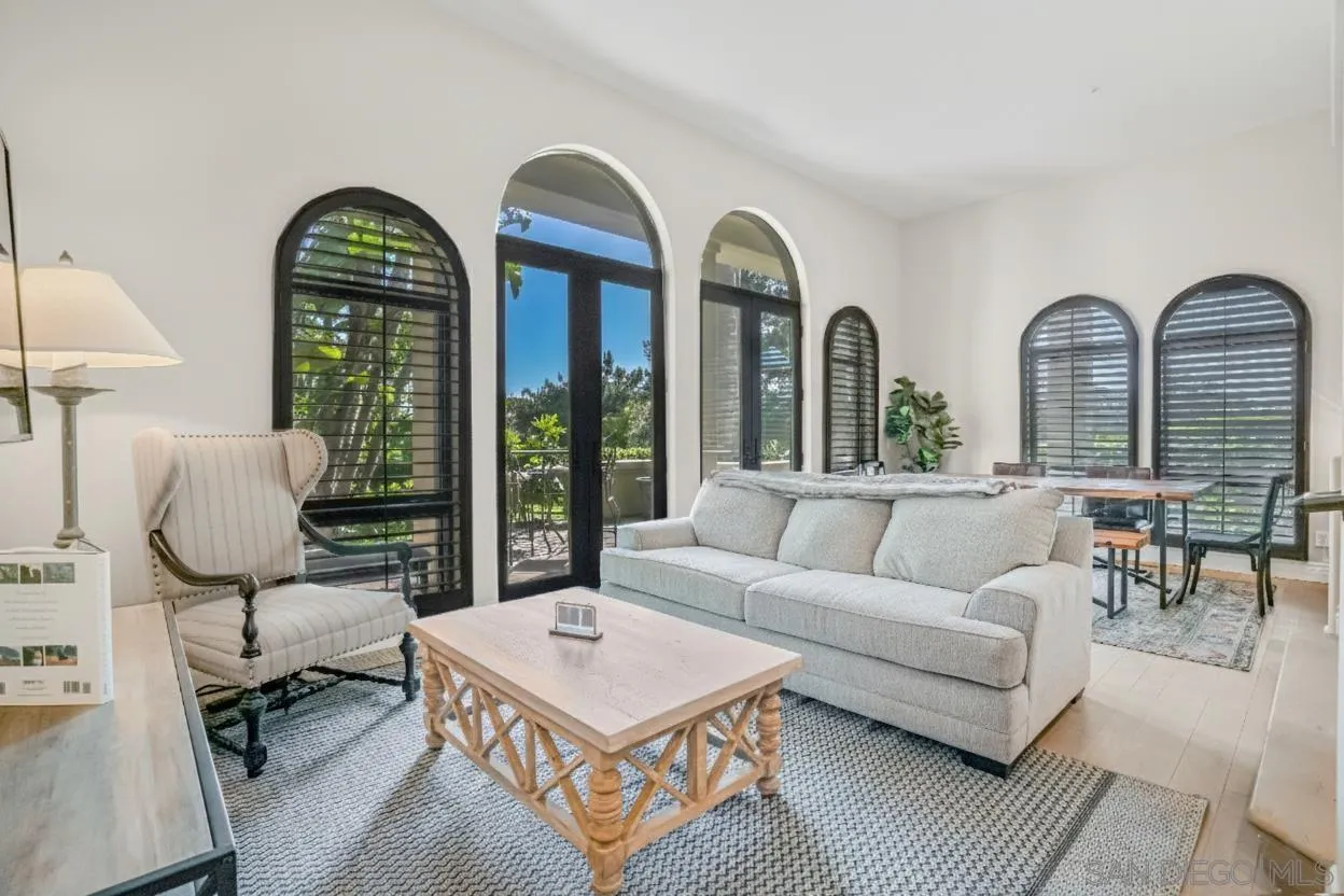 5305 La Crescenta Road Rancho Santa Fe, CA 92067 - Photo 53 of 64 Access from the outside into the Large family room and dining area area of the attached guest casita. Paint virtually enhanced to match FR