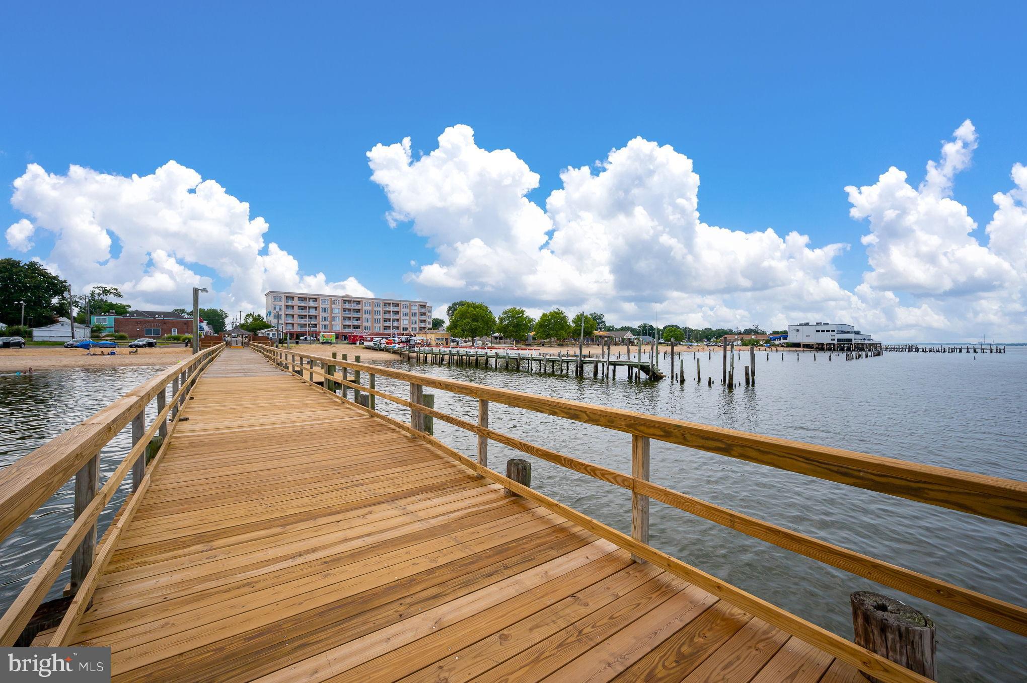 312 9th Street Colonial Beach, VA 22443 - Photo 44 of 62 Scenic boardwalk by tranquil waters.