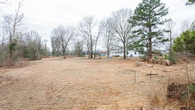 a view of road covered with snow