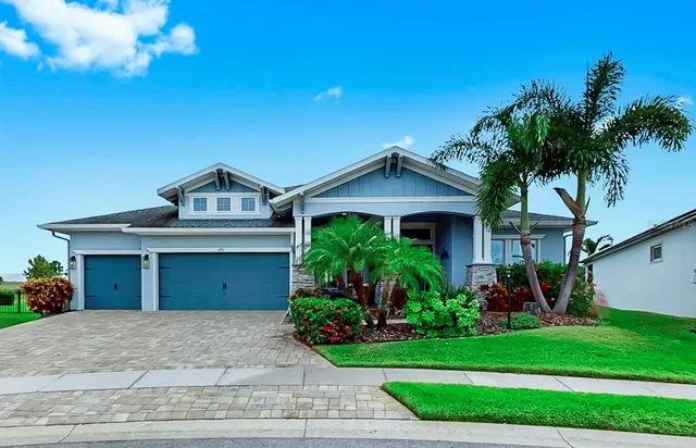 a front view of house with yard