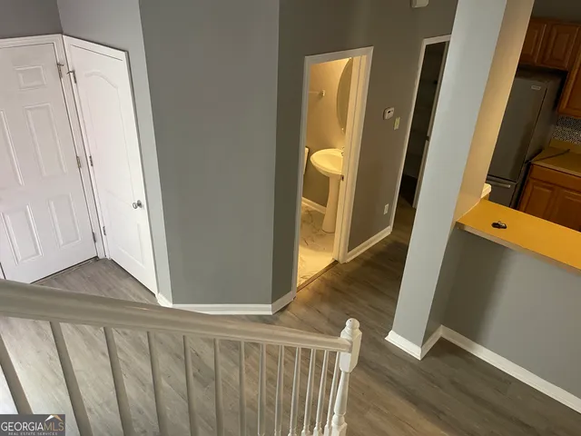 a view of front door