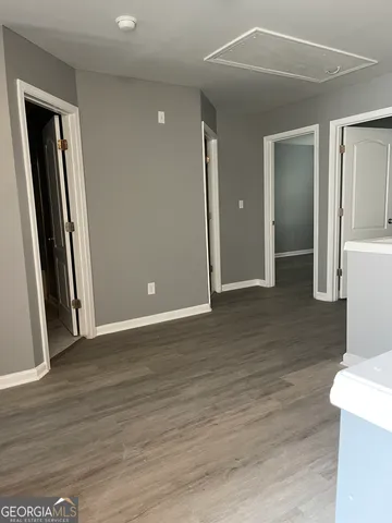 a view of livingroom with hardwood floor