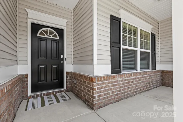 a view of front door of a house