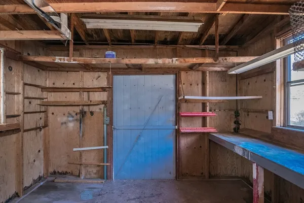 a view of storage and utility room