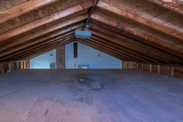a backyard of a house