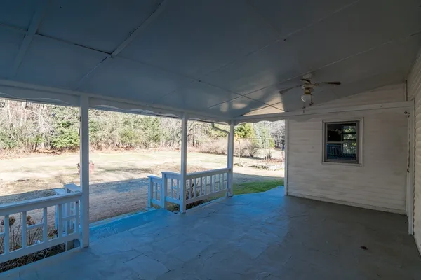 a view of outdoor space with seating area