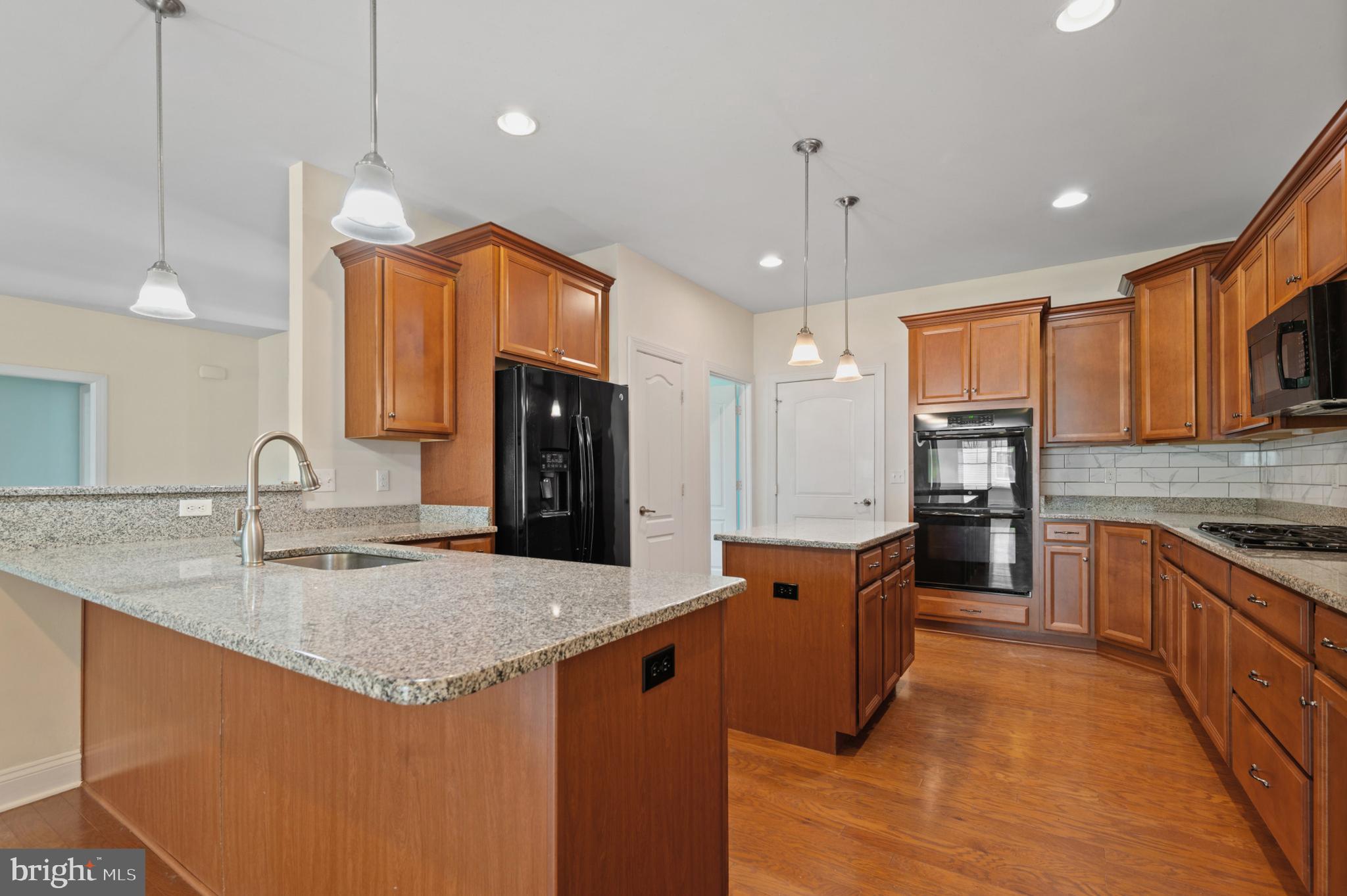 33301 Bayberry Court Dagsboro, DE 19939 - Photo 6 of 44 a kitchen with stainless steel appliances granite countertop a sink a stove and a refrigerator