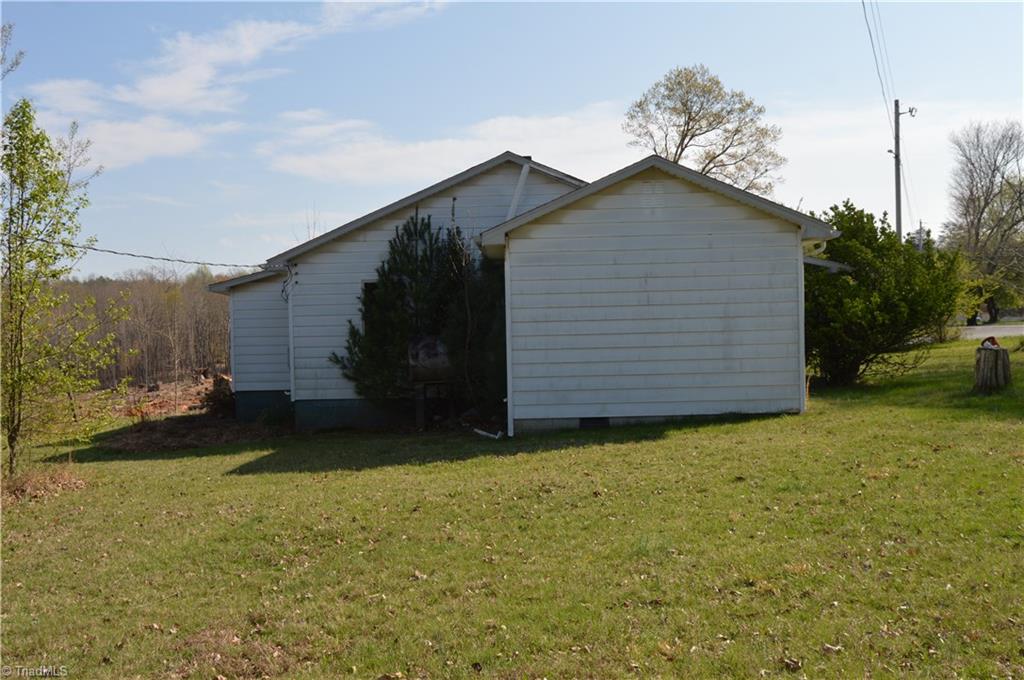 Left side of home