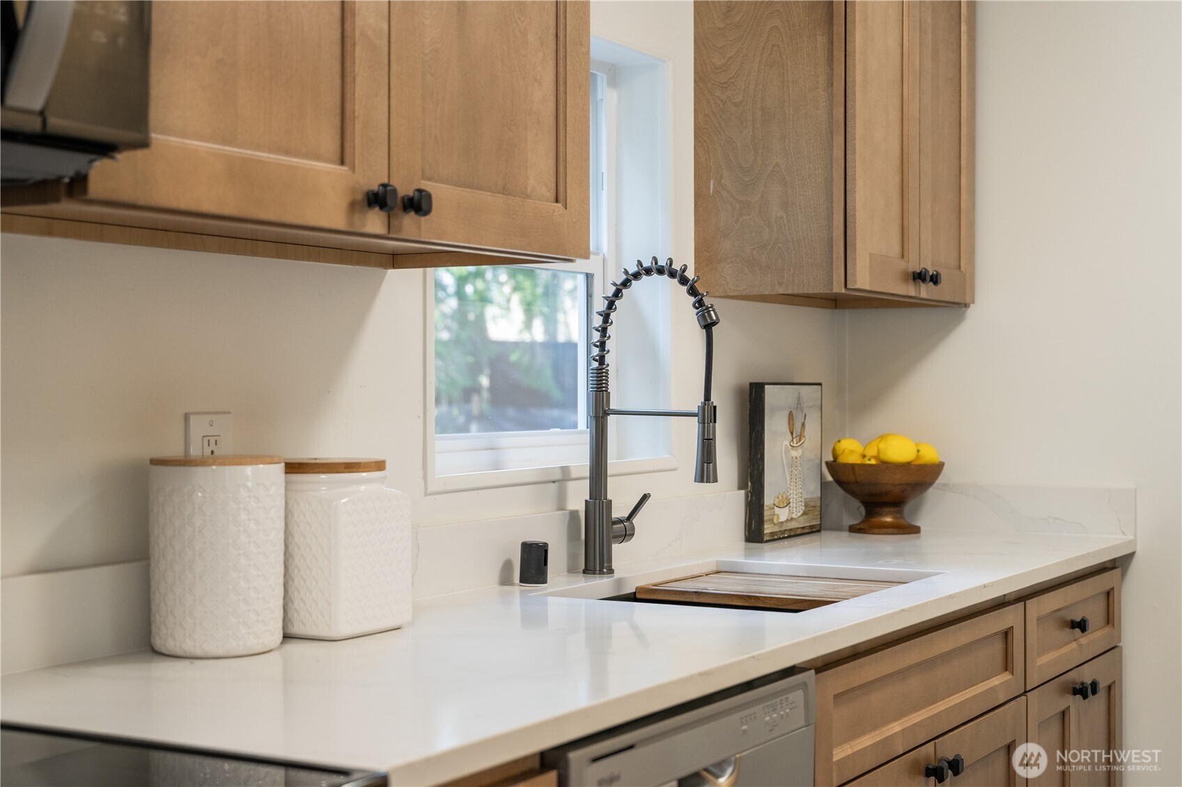 3408 Old Highway 99 North Road Burlington, WA 98233 - Photo 11 of 38 a kitchen with a sink and a window