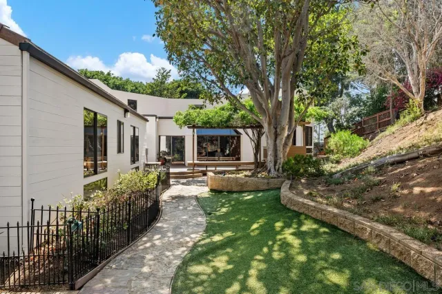 a view of city and mountain