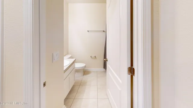 a bathroom with a toilet