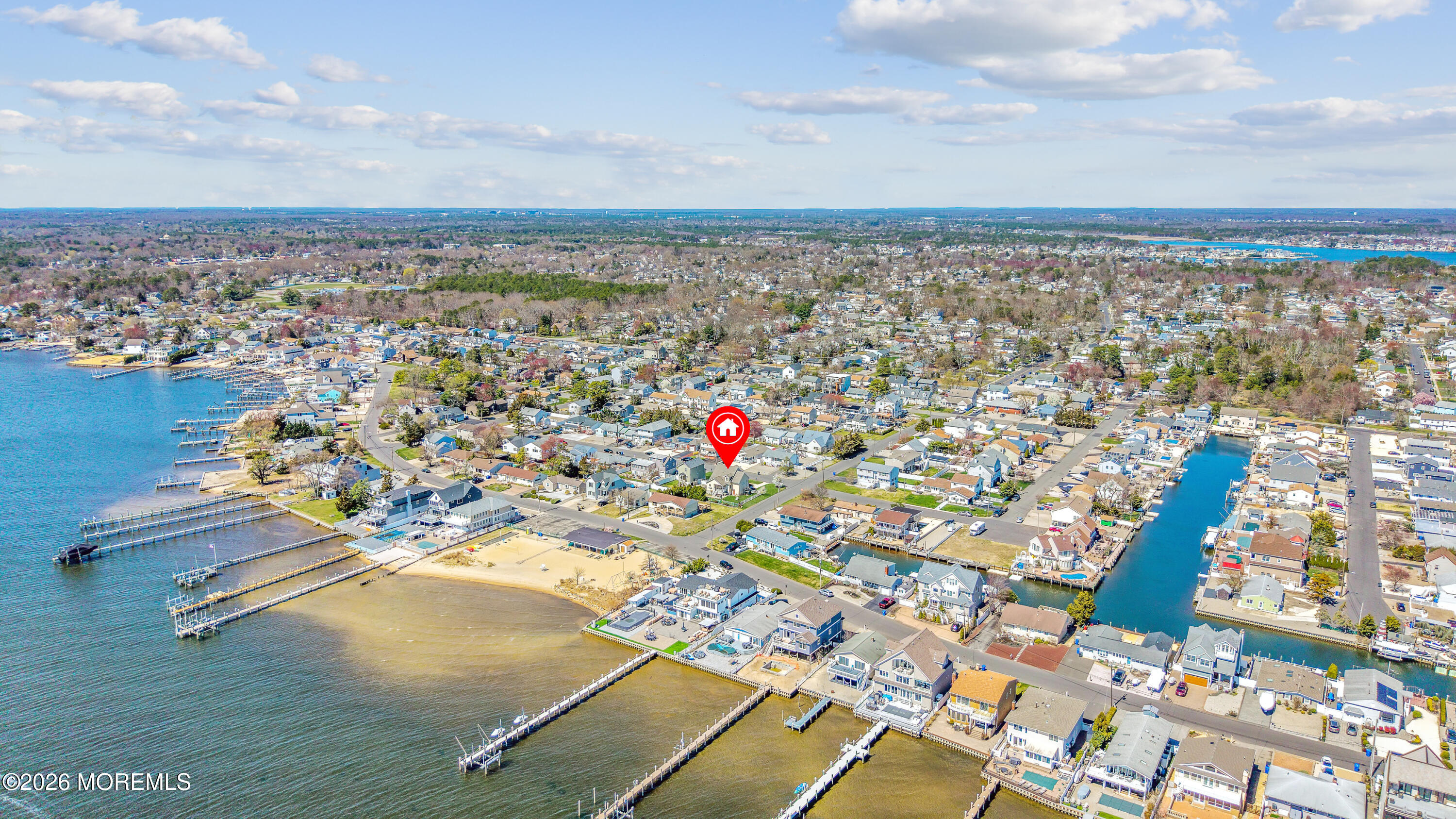 203 Riviera Drive Toms River, NJ 08753 - Photo 37 of 37 an aerial view of residential houses with outdoor space