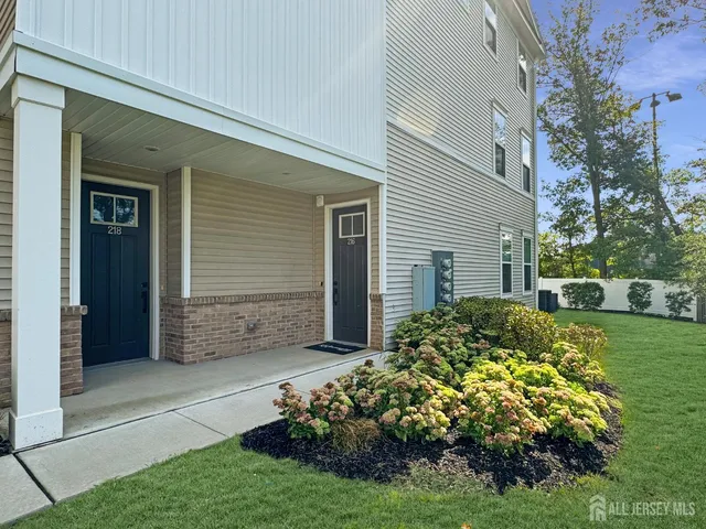 a view of backyard of house