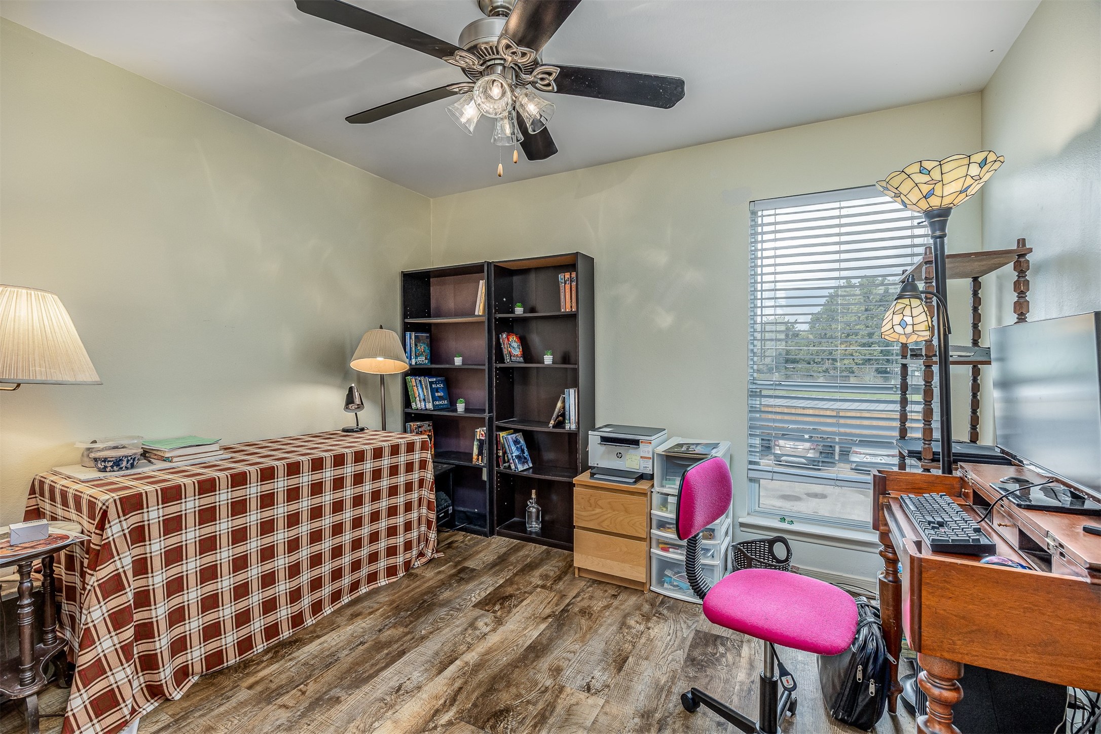 1505 Ward Road, Unit 128 Baytown, TX 77520 - Photo 16 of 21 This versatile secondary bedroom is currently set up as a functional home office.