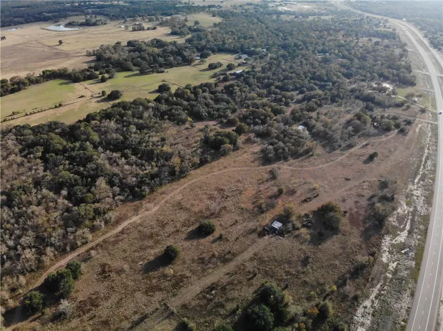 a view of a road with a mountain view