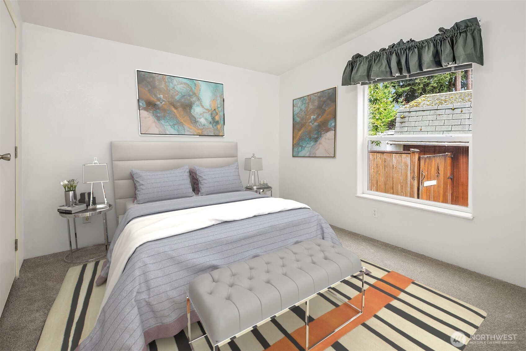 3222 206th Place Southeast Bothell, WA 98012 - Photo 20 of 32 a bedroom with a bed and a window