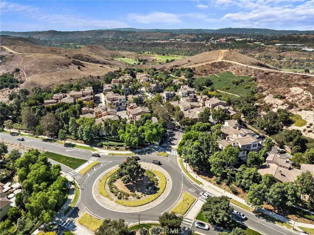a view of a swimming pool with a mountain
