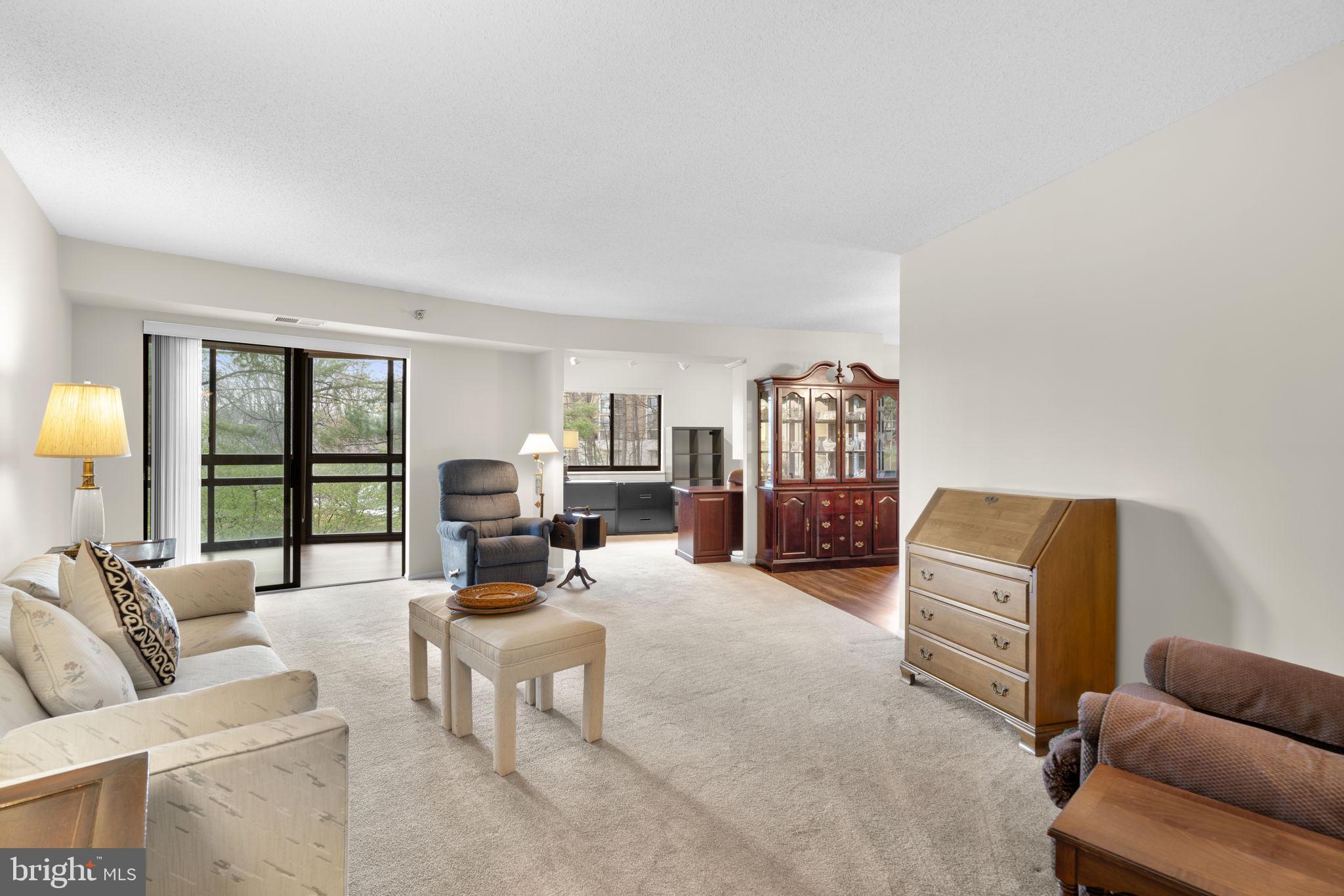 15115 Interlachen Drive, Unit 3204 Silver Spring, MD 20906 - Photo 4 of 50 Spacious living area with natural light.