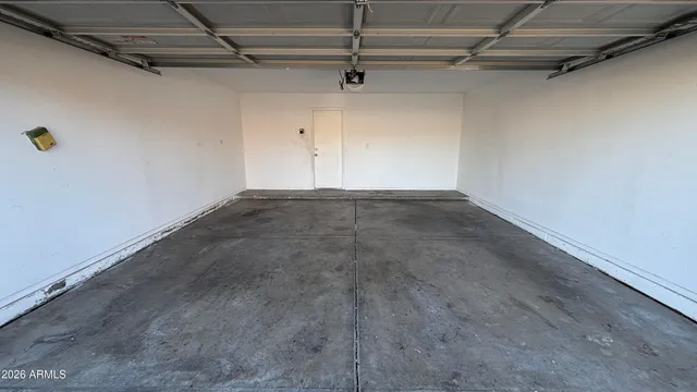 a view of a room with racks