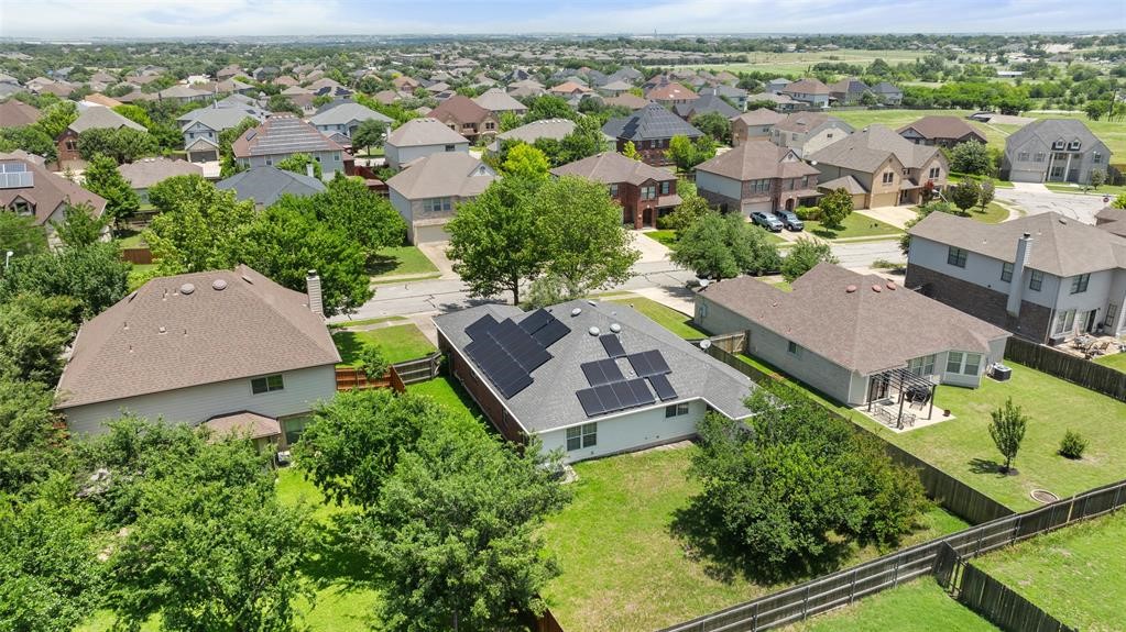 517 Castebar Drive Round Rock, TX 78664 - Photo 34 of 37 an aerial view of residential houses with outdoor space and street view