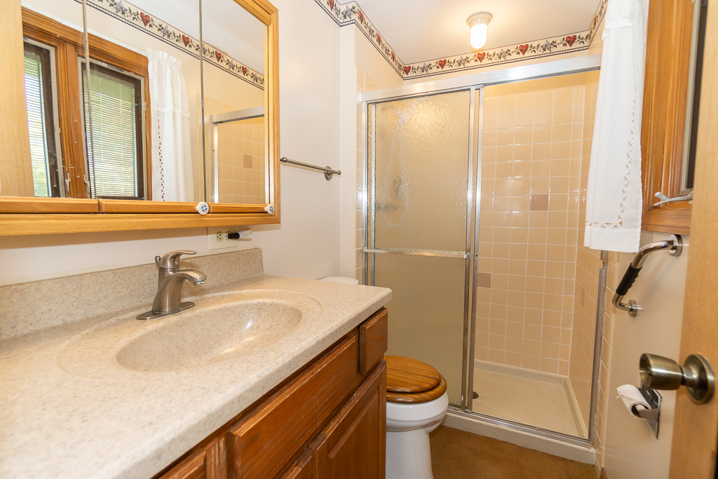 1908 Capri Lane Schaumburg, IL 60193 - Photo 18 of 39 a bathroom with a sink a toilet and shower