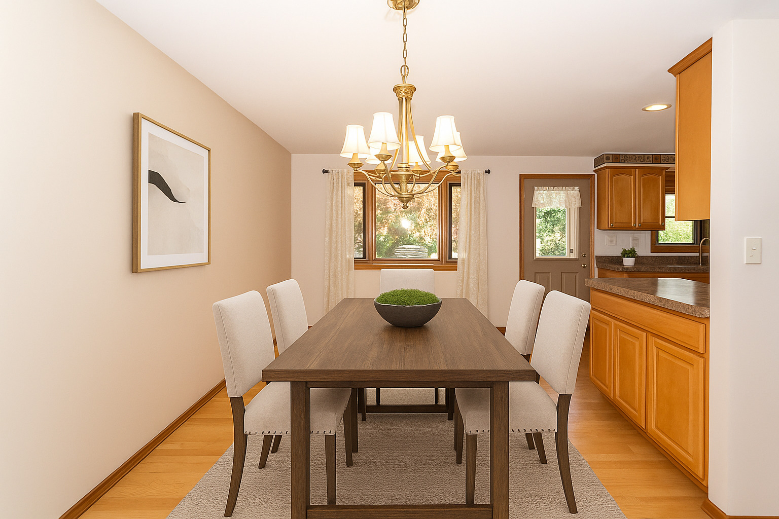 1908 Capri Lane Schaumburg, IL 60193 - Photo 8 of 39 a view of a dining room with furniture window and wooden floor