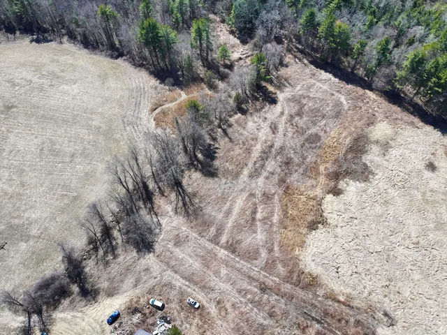 a view of city and mountain
