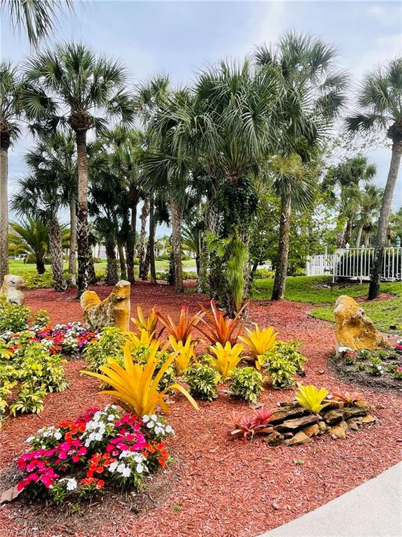 153 Gabriel Circle, Unit 3003 Naples, FL 34104 - Photo 30 of 38 a view of a garden with flowers