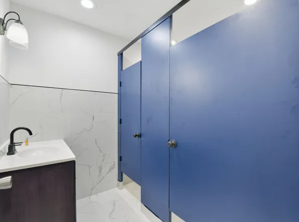 a front view of a house with shower