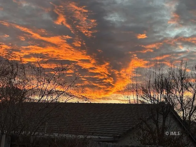 a view of city and mountain