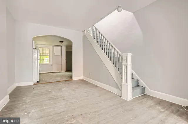a view of an entryway with staircase