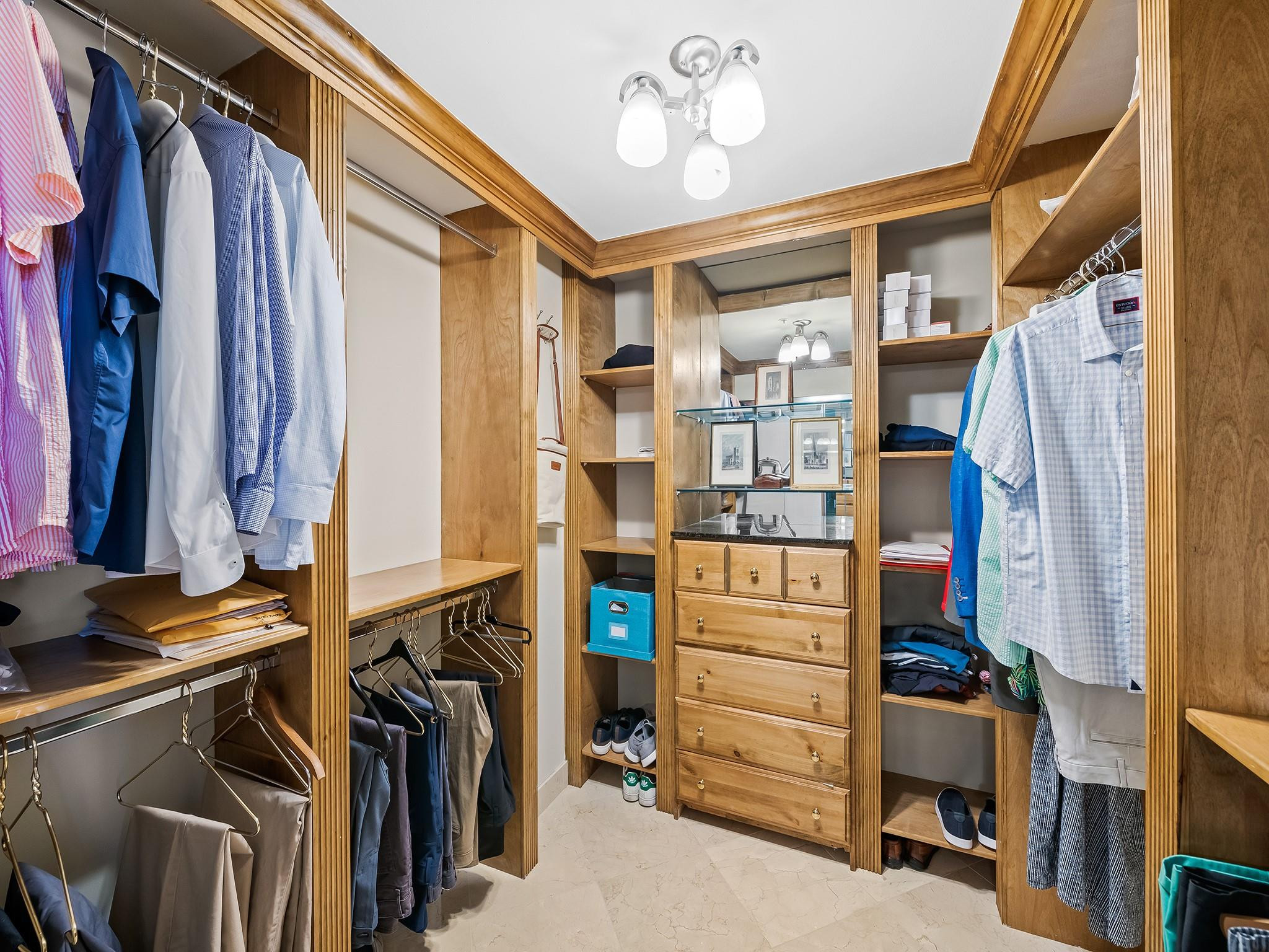 100 South Birch Road, Unit 1803 Fort Lauderdale, FL 33316 - Photo 11 of 42 Primary Suite Walk-In Closet