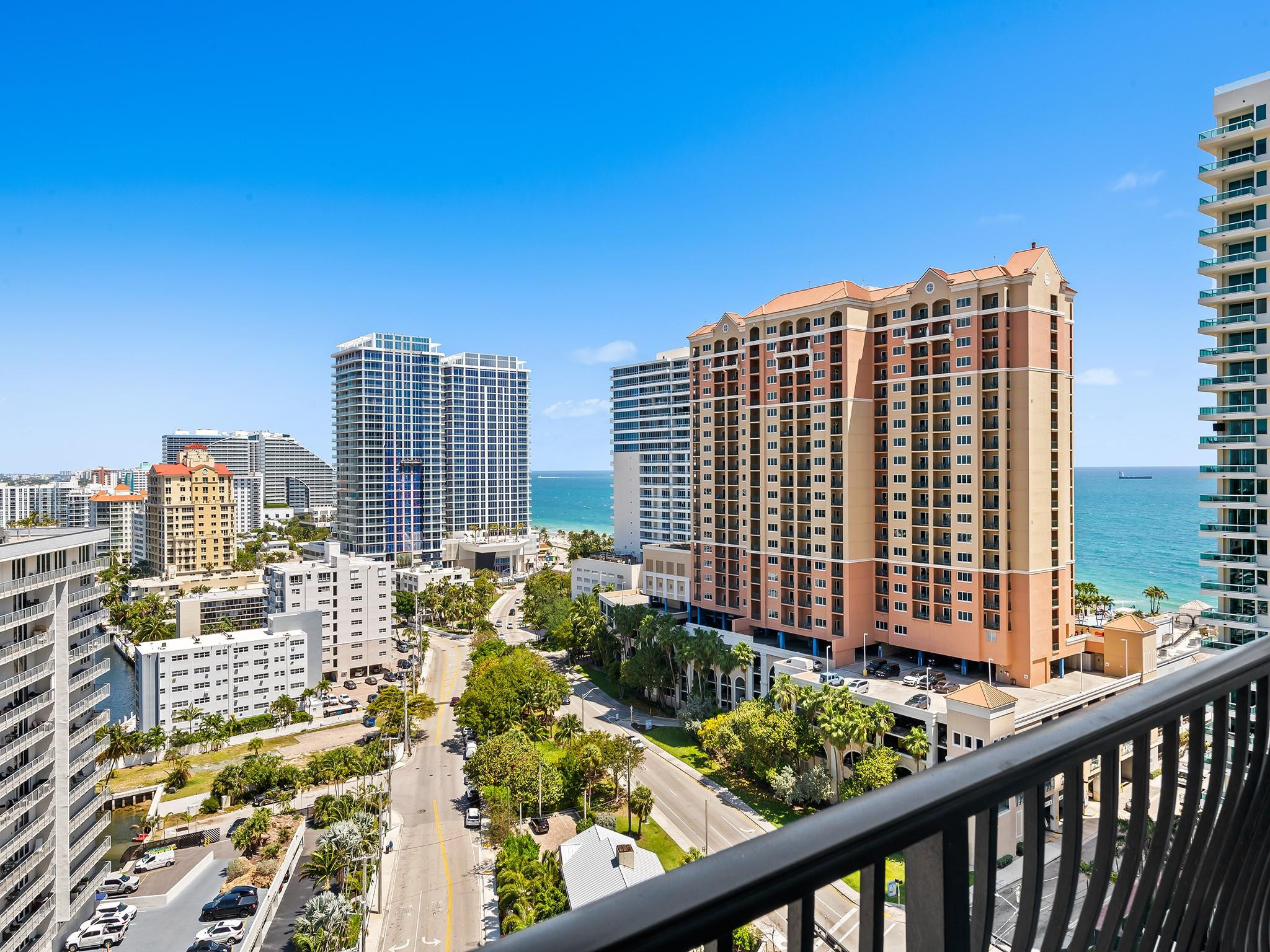 100 South Birch Road, Unit 1803 Fort Lauderdale, FL 33316 - Photo 15 of 42 Balcony with Access to the Primary Suite