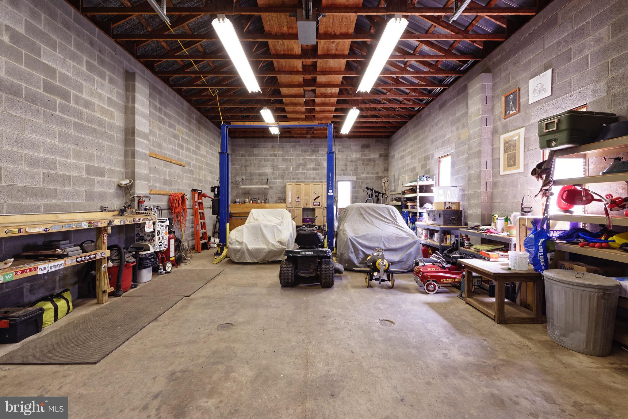 21088 Unison Road Middleburg, VA 20117 - Photo 20 of 66 Interior of the 4-car garage & workshop