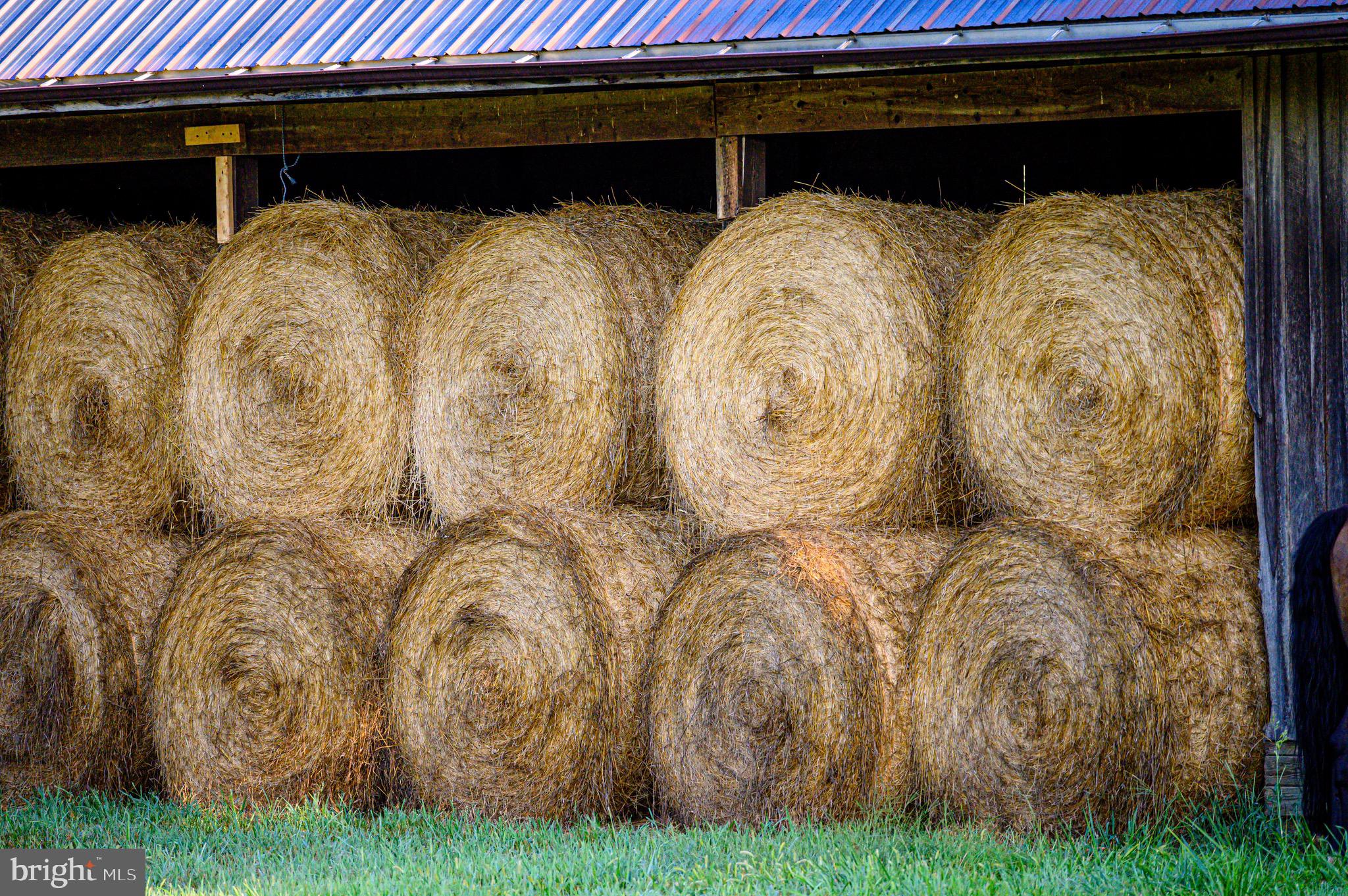 21088 Unison Road Middleburg, VA 20117 - Photo 32 of 66 View of stored round bales
