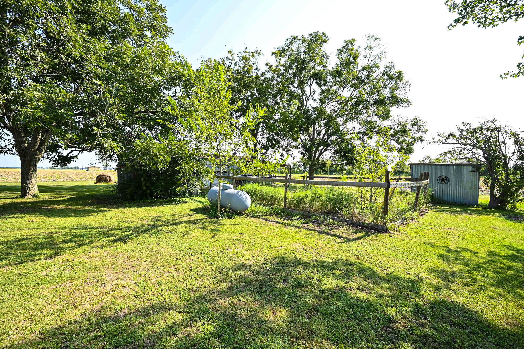 14920 Bj Dusek Road Wallis, TX 77485 - Photo 13 of 20 a view of a swimming pool with a patio and a yard