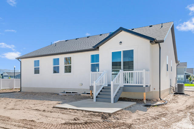 3016 West 2650 North Clinton, UT 84015 - Photo 6 of 20 Back of house featuring a shingled roof