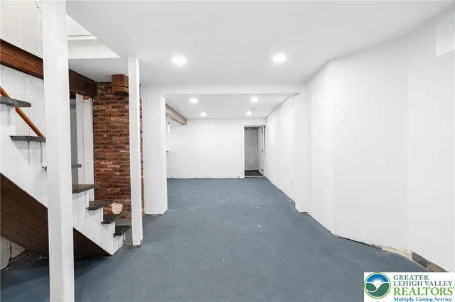 a view of storage and utility room