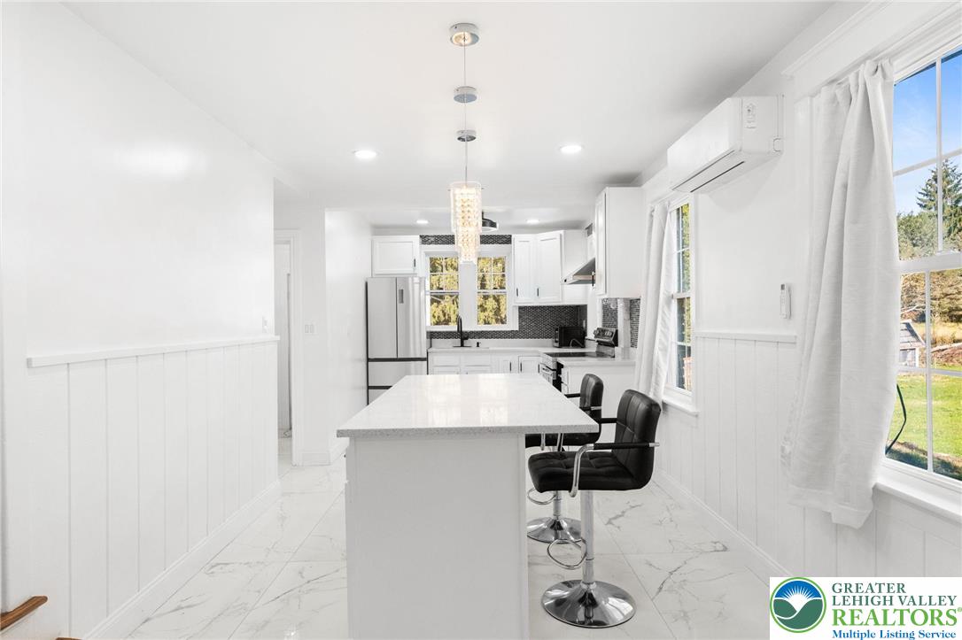 1439 Seidersville Road Bethlehem, PA 18015 - Photo 4 of 55 a kitchen with refrigerator and window