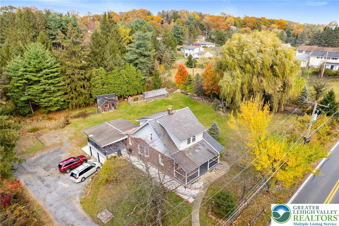 1439 Seidersville Road Bethlehem, PA 18015 - Photo 53 of 55 an aerial view of residential houses with outdoor space
