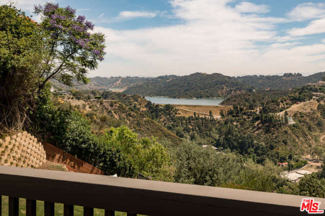 1374 Stradella Road Los Angeles, CA 90077 - Photo 29 of 47 a view of a yard from a window