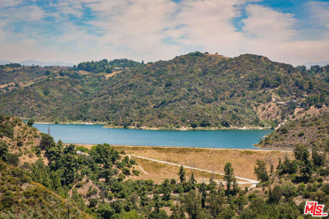 1374 Stradella Road Los Angeles, CA 90077 - Photo 46 of 47 an aerial view of mountain with lake view